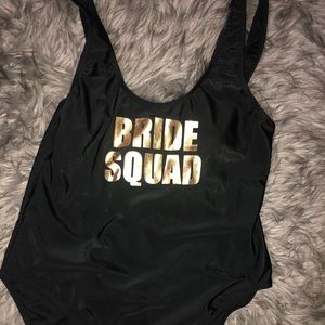 “Bridesquad” swimsuit